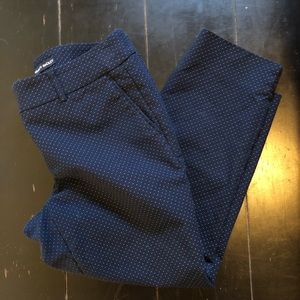 Navy Business Capris/Ankle Slacks